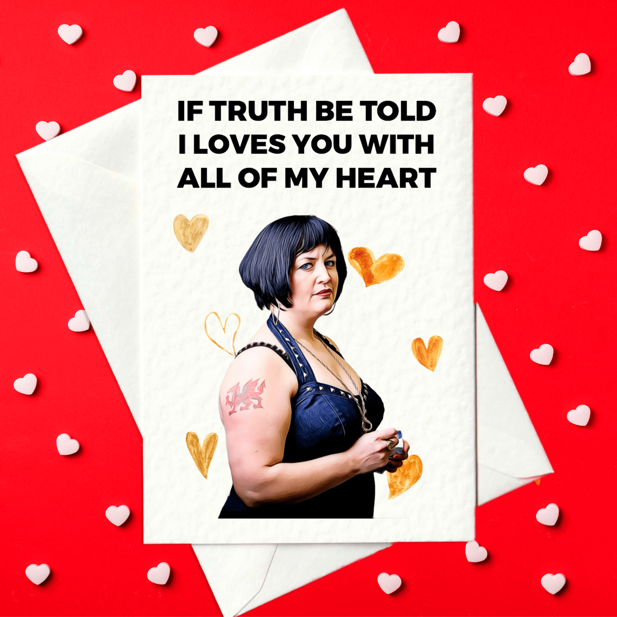 Nessa - funny Gavin and Stacey card for birthday or Valentine's